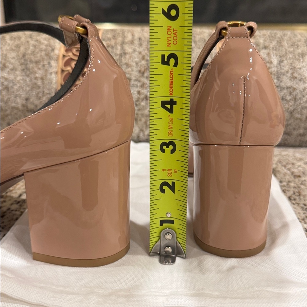 Valentino Nude Patent Leather Heels - Picture 9 of 10